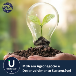 MBA EM AGRONEGÓCIO E DESENVOLVIMENTO SUSTENTÁVEL